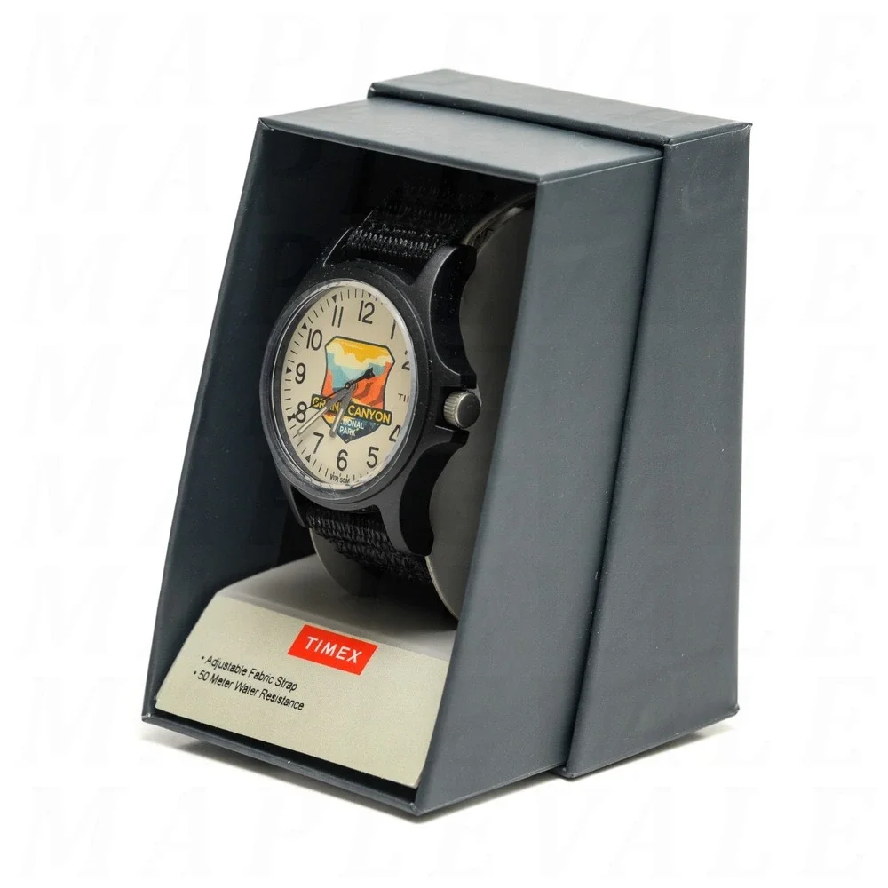 Timex Grand Canyon National Park 40mm Watch w/ Black Strap Unisex Wristwatch NIB